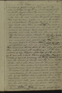 Early Manuscript of D&C 76