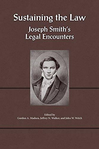 The cover of the book, "Sustaining the Law: Joseph Smith's Legal Encounters